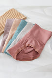 Women's High Waist Cotton Panties Breathable Ultra Comfort SeamlessHhip Lift Briefs Free Size With Five Colors