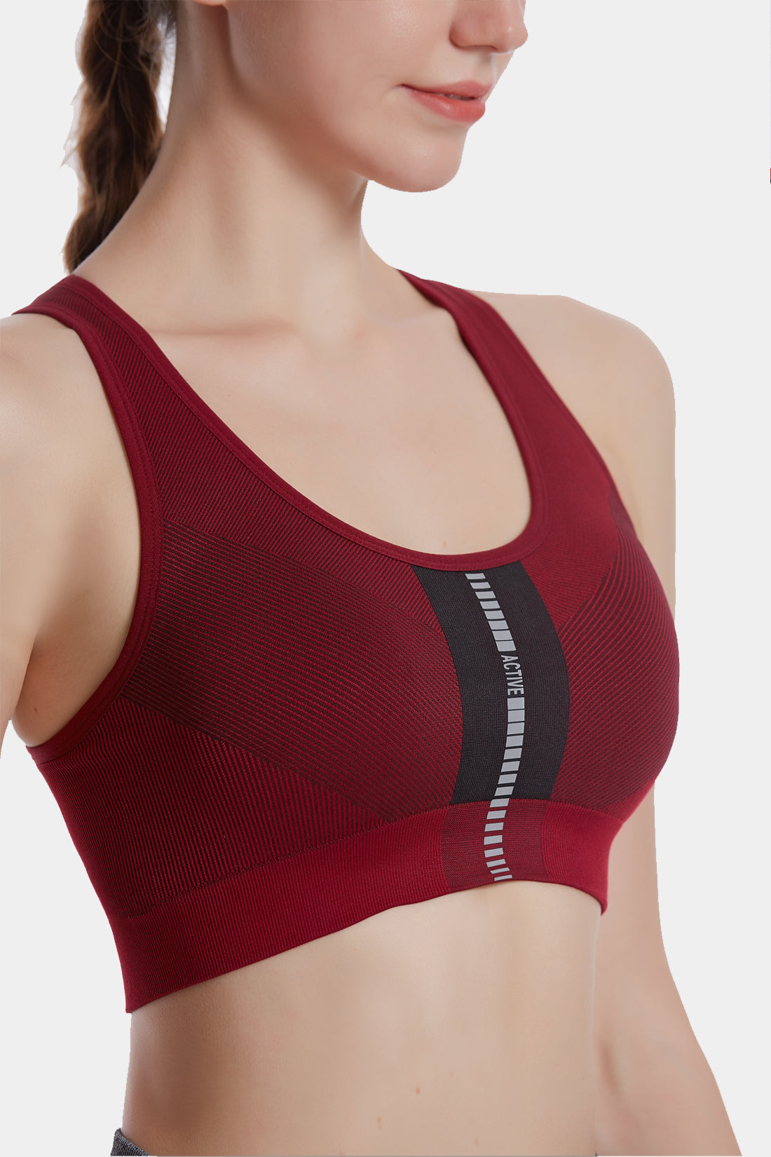 Sports Bras for Women, Padded Seamless High Impact Support for