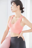 Strappy Cross  Back Sports Bra for Women With Bra Pads Padded Comfortable Activewear Workout Bra