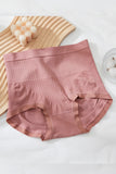 Women's High Waist Cotton Panties Breathable Ultra Comfort SeamlessHhip Lift Briefs Free Size With Five Colors