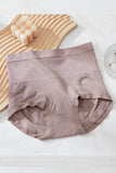 Women's High Waist Cotton Panties Breathable Ultra Comfort SeamlessHhip Lift Briefs Free Size With Five Colors