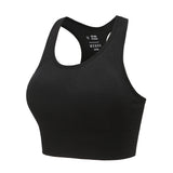 Women's Seamless Sports Bra Padded Wireless Racerback Gym Active Wear Yoga Bras Crop Top