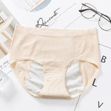 Menstrual Period Briefs For Women Mid Waist Menstrual Period  Protective Panties Postpartum Bleeding Leakproof Brief  Underwear