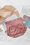 Women's High Waist Cotton Panties Breathable Ultra Comfort SeamlessHhip Lift Briefs Free Size With Five Colors